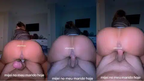 Pornô com casada do Privacy Siltorra fodendo com o maridão no pelo