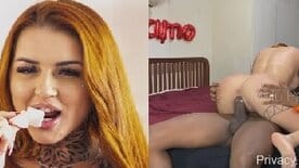 Pornô da Malu Paz sentando na piroca grossa do negão