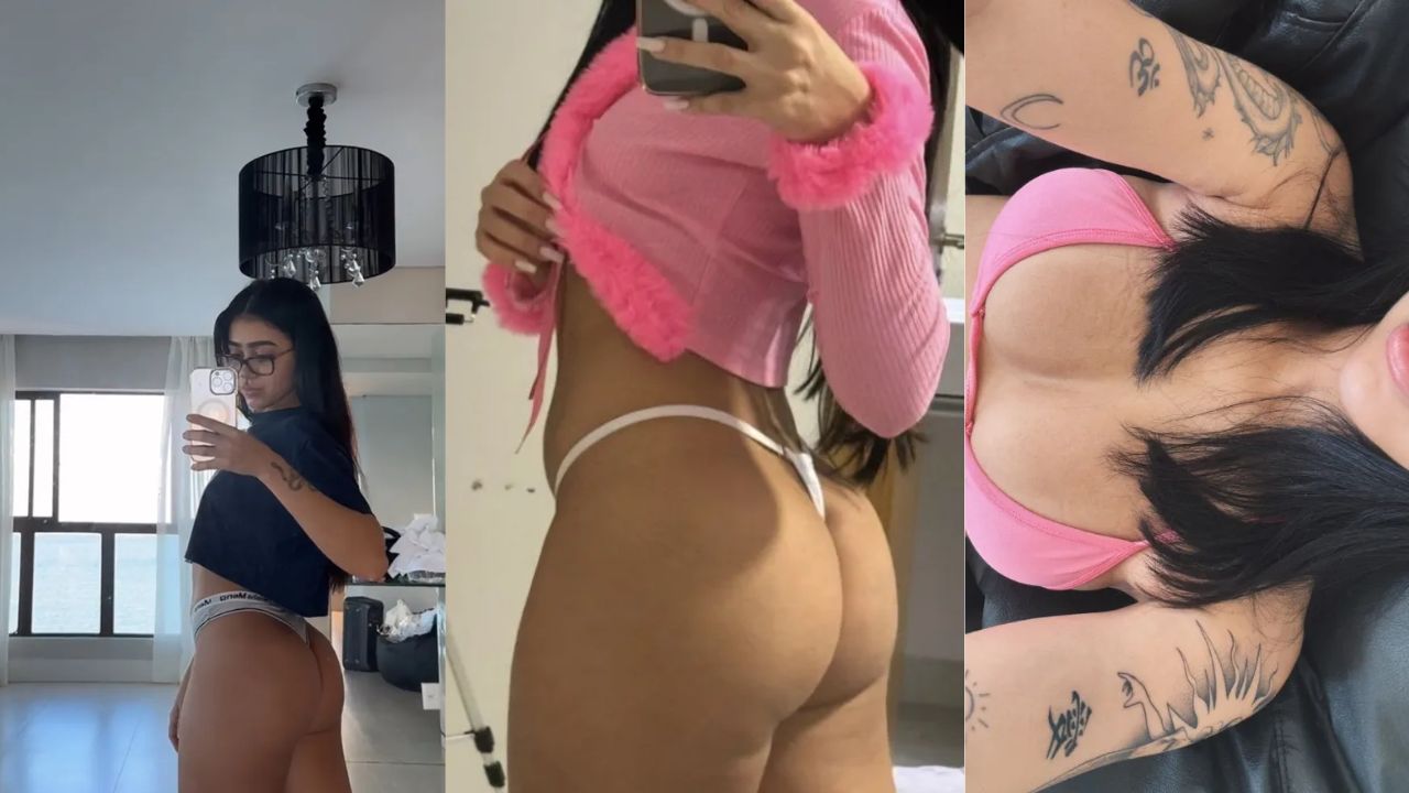 Beca Barreto influenciadora do Tiktok rebolando gostoso