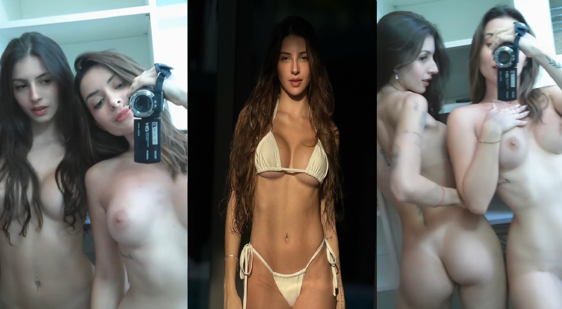 Ercilia Micarelli pelada em vídeo raro com uma amiga gostosa