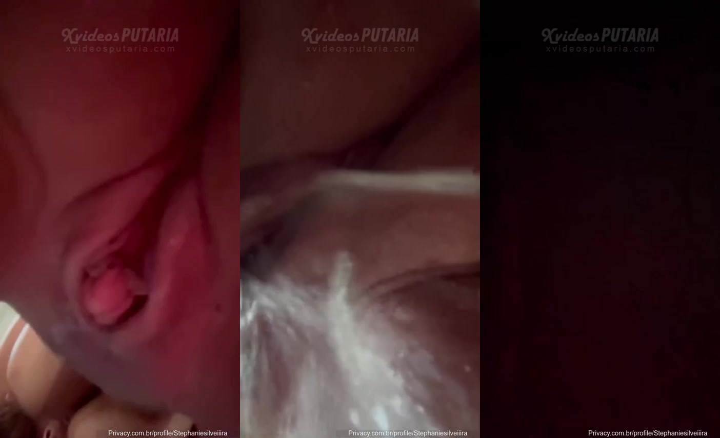 Pornô da Stephanie Silveira dando a bucetinha de quatro para o novinho
